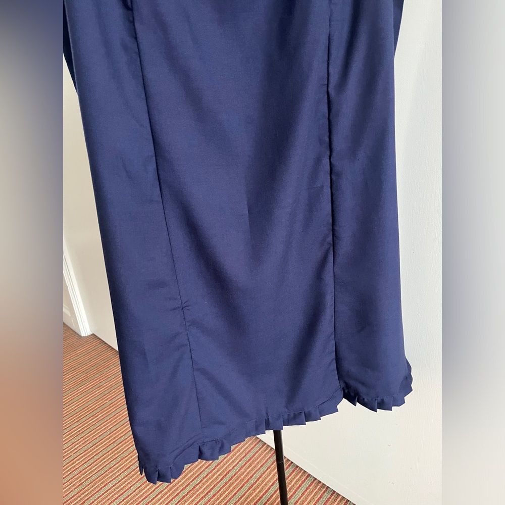 Set of 2 NWT Women Saree Petticoat long Skirt inskirt cotton blend XL navy blue